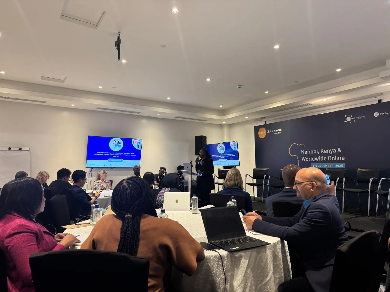 Presentation at the Global Digital Health Forum in Nairobi, Kenya, December 2025