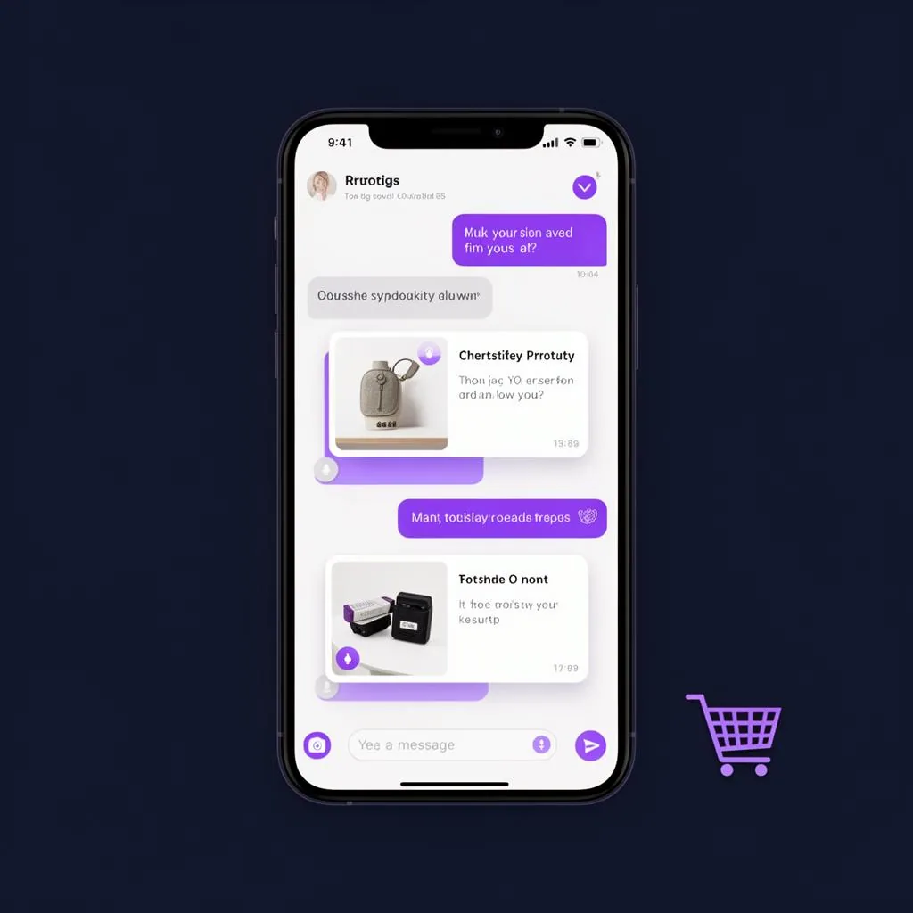 Conversational commerce on mobile