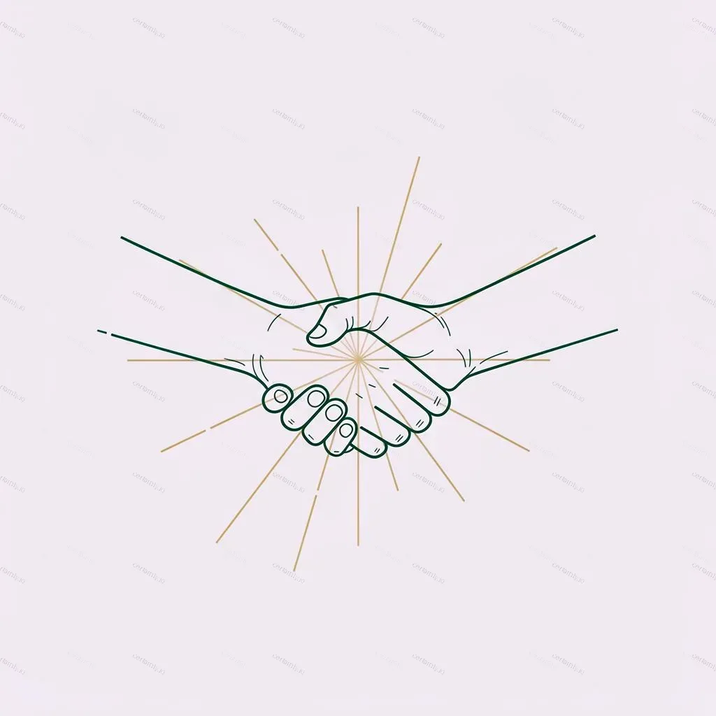 Abstract editorial illustration of digital agencies leveraging conversational AI to win and retain clients