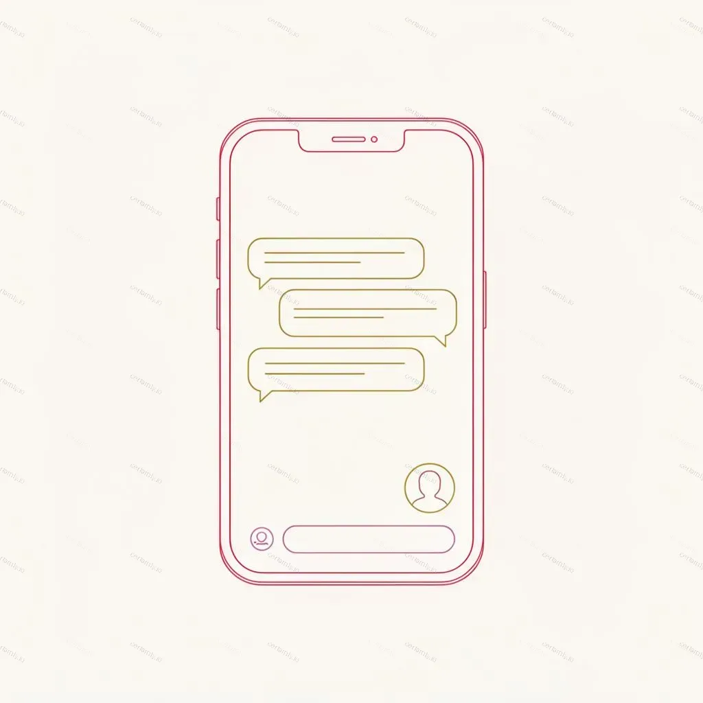 Instagram interface on mobile device showing direct messages