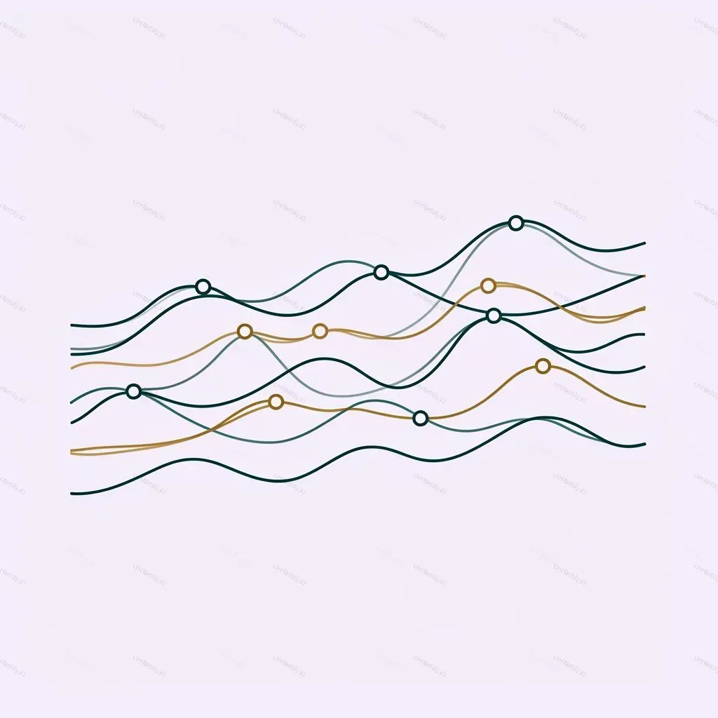 Futuristic technology interface showing trend predictions