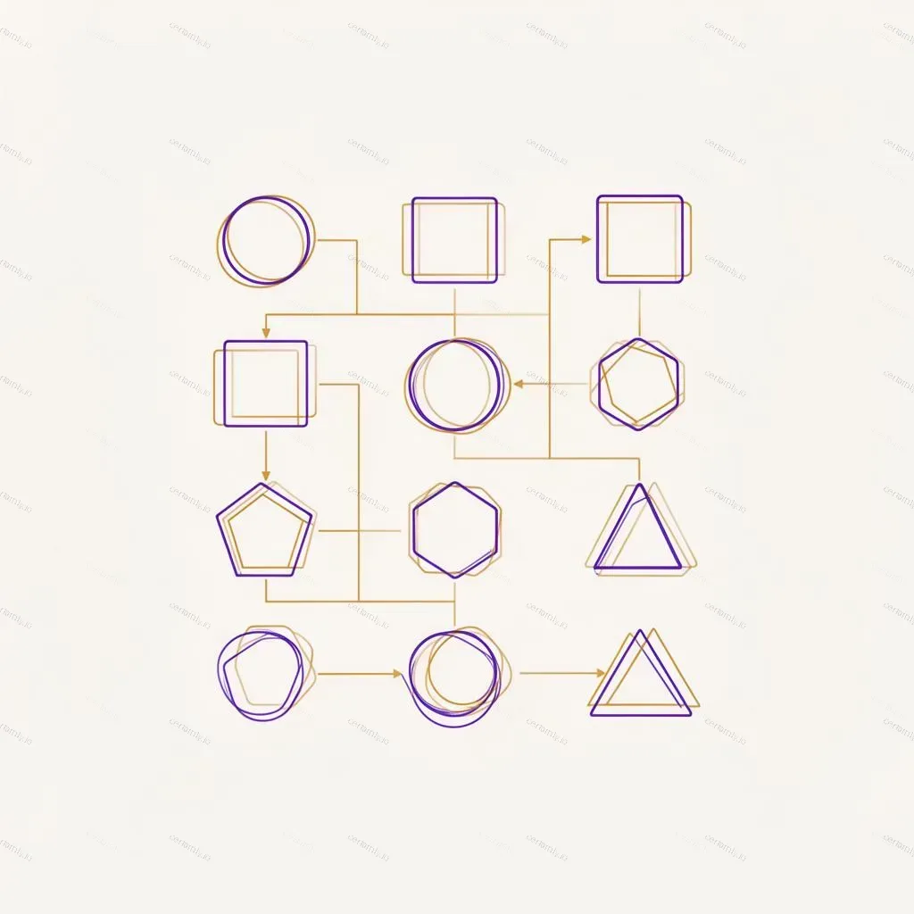 Grid of enterprise AI platform logos connected by data streams on a sophisticated dark background